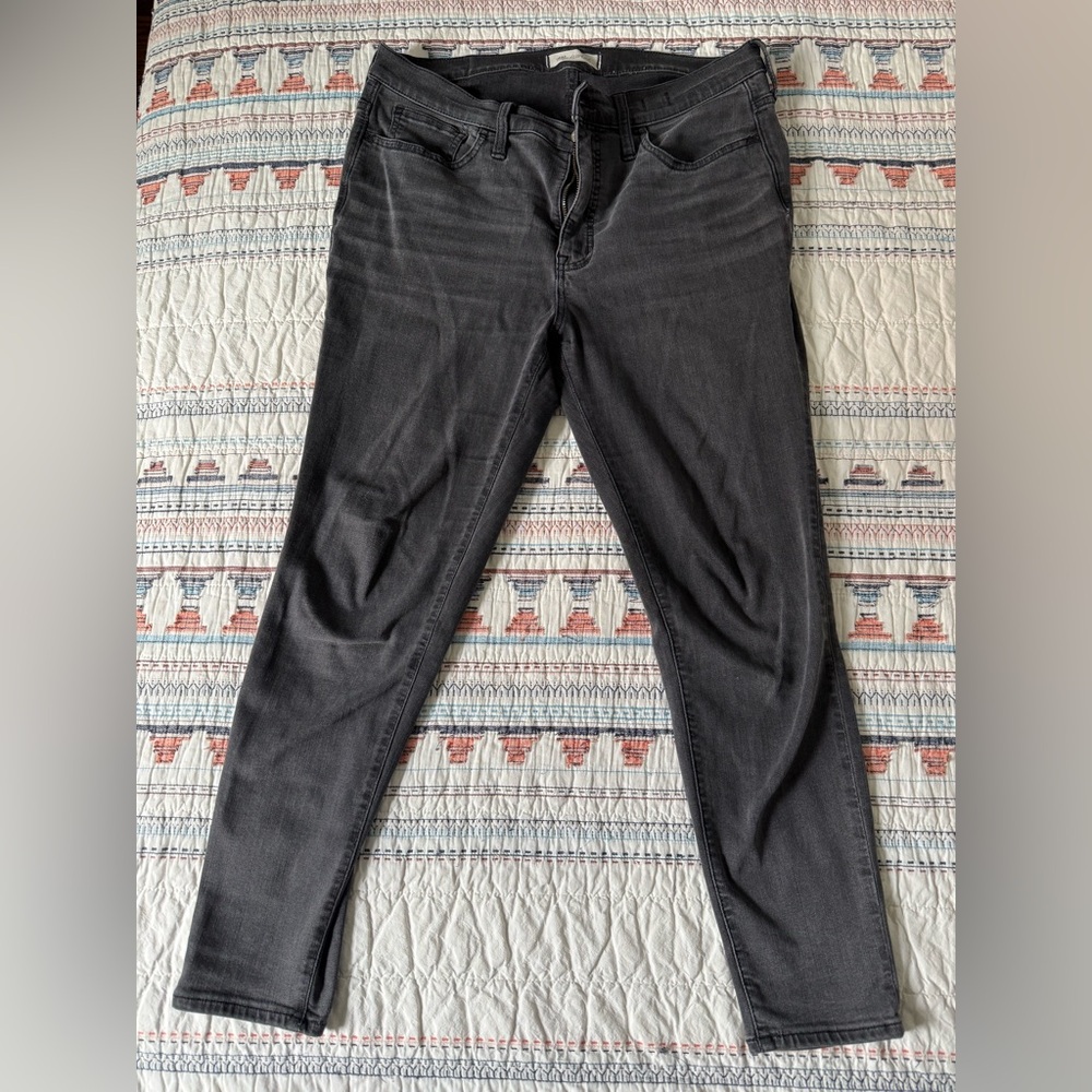 Madewell Women's Dark Gray Skinny Jeans